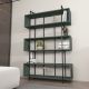HANAH HOME Polica za knjige Bruti, zelena/crna - 875ZNA4514