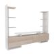 HANAH HOME TV komoda Ava, bela/svetlobraon - 875ZNA4587