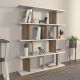 HANAH HOME Polica za knjige Grace, bela/krem - 875ZNA4618
