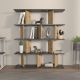 HANAH HOME Polica za knjige Grace, crna/krem - 875ZNA4619