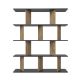 HANAH HOME Polica za knjige Grace, crna/krem - 875ZNA4619