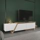 HANAH HOME TV komoda Zonas, bela/braon - EP3057332