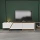 HANAH HOME TV komoda Zonas, bela/braon - EP3057332