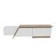 HANAH HOME TV komoda Zonas, bela/braon - EP3057332