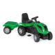 Traktor na pedale sa prikolicom, zelena - 88-10114