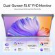 Eksterni prenosni monitor Arzopa E1 (Dual Screen) 2x15,6 inch Grey FHD sRGB100 - EP3055767