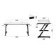 Huzaro Gaming Sto Hero 2.5 120x60cm Beli - 889-1