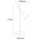 OPVIQ Stona lampa Sarmal 3071, zlatna - EP3005608