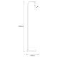 OPVIQ Podna lampa Uğur 6051, crna - EP3005677