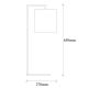 OPVIQ Stona lampa Profil 4694, krem/crna - EP3005713