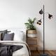 OPVIQ Podna lampa Yıldo 7021, crna - EP3005761