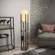 OPVIQ Podna lampa sa policom Shelf Lamp 8115, crna/braon - EP3005824