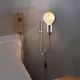 OPVIQ Zidna lampa Pota 3663, srebrna - EP3005959