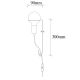 OPVIQ Zidna lampa Pota 3663, srebrna - EP3005959