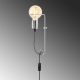 OPVIQ Zidna lampa Pota 3663, srebrna - EP3005959
