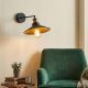 OPVIQ Zidna lampa Sağlam 3741, crna/zlatna - EP3006001
