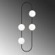 OPVIQ Zidna lampa Abaküs 4901, crna/bela - EP3006079