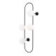 OPVIQ Zidna lampa Abaküs 4901, crna/bela - EP3006079