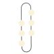 OPVIQ Zidna lampa Abaküs 4921, crna/bela - EP3006205