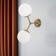 OPVIQ Zidna lampa Damar 6341, bela/zlatna - EP3006256