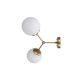 OPVIQ Zidna lampa Damar 6341, bela/zlatna - EP3006256
