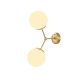 OPVIQ Zidna lampa Damar 6341, bela/zlatna - EP3006256