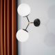 OPVIQ Zidna lampa Damar 6342, crna/bela - EP3006265