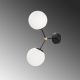 OPVIQ Zidna lampa Damar 6342, crna/bela - EP3006265