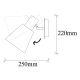 OPVIQ Zidna lampa Kem 6347, crna/zlatna - EP3006283