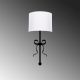 OPVIQ Zidna lampa Asaf 6982, crna/bela - EP3006334