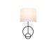 OPVIQ Zidna lampa Asaf 6983, crna/bela - EP3006343