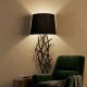 OPVIQ Zidna lampa Asaf 6984, crna/braon - EP3006352