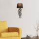 OPVIQ Zidna lampa Asaf 6984, crna/braon - EP3006352