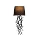 OPVIQ Zidna lampa Asaf 6984, crna/braon - EP3006352
