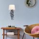 OPVIQ Zidna lampa Asaf 6988, crna/bela - EP3006373