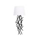 OPVIQ Zidna lampa Asaf 6988, crna/bela - EP3006373