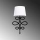 OPVIQ Zidna lampa Asaf 6990, crna/bela - EP3006382