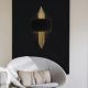 OPVIQ Zidna lampa 612 A, crna/zlatna - EP3006400