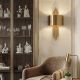 OPVIQ Zidna lampa 619 A, zlatna - EP3006457