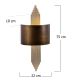 OPVIQ Zidna lampa 619 A, zlatna - EP3006457