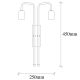 OPVIQ Zidna lampa Mum 3512, crna - EP3006496