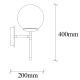 OPVIQ Zidna lampa Mudoni MR-953-1, crna/bela - EP3006514