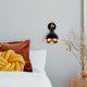 OPVIQ Zidna lampa Yıldo 7031, crna/bronzana - EP3006523