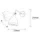 OPVIQ Zidna lampa Yıldo 7031, crna/bronzana - EP3006523