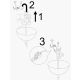OPVIQ Luster Gezegen 6121, crna/srebrna - EP3007036