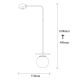 OPVIQ Visilica Üzüm 6266, crna/bela - EP3007210