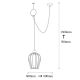 OPVIQ Visilica Tel 6681, crna - EP3007345
