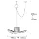 OPVIQ Luster Tel 6726, crna - EP3007375