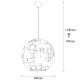 OPVIQ Luster Fellini MR 822, crna - EP3008971