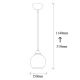 OPVIQ Visilica Smoked 010, crna - EP3005497